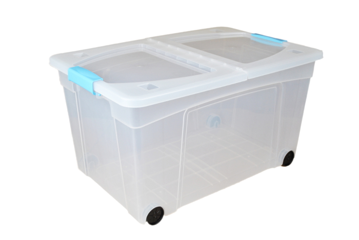 plastic storage chest with wheels